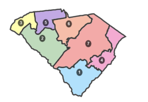 Picture of the districting plan