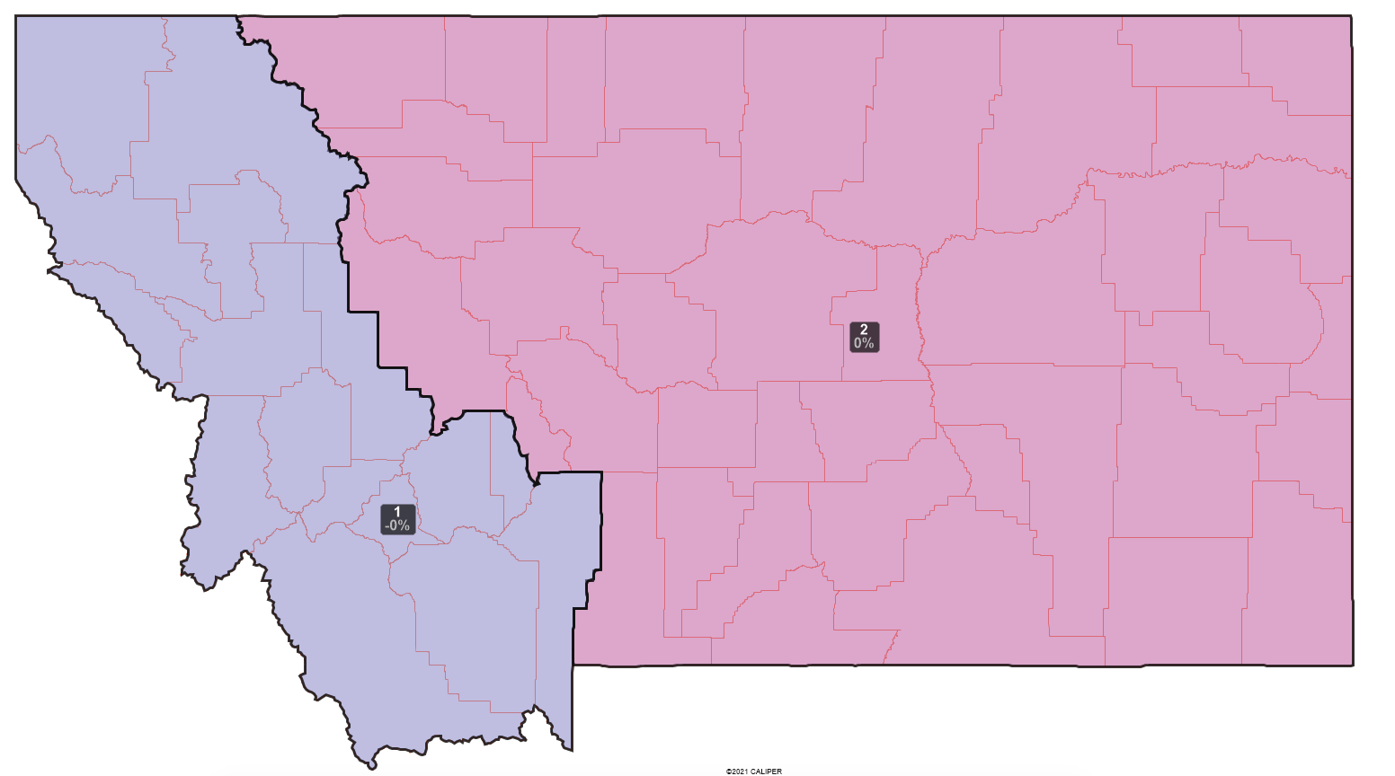 Picture of the districting plan